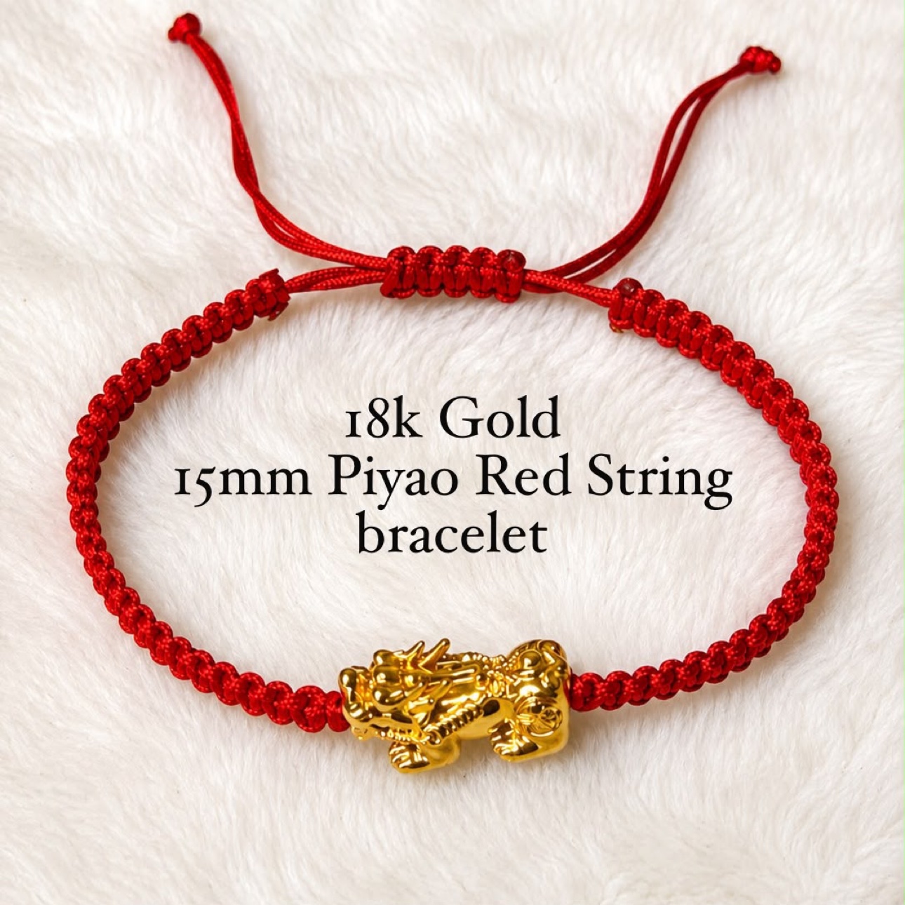 Red string Piyao bracelet